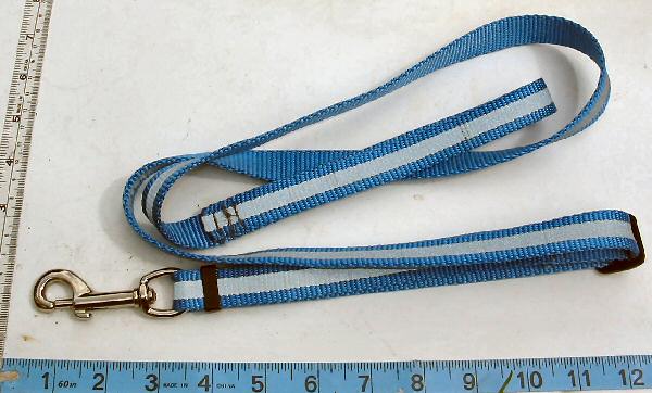 Reflective adjustable dog leash lead 3/4 or 5/8 3-4-adjustable/reflective-dog-leash-3-4-light-blue.jpg